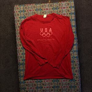 Vintage Olympics Red XL